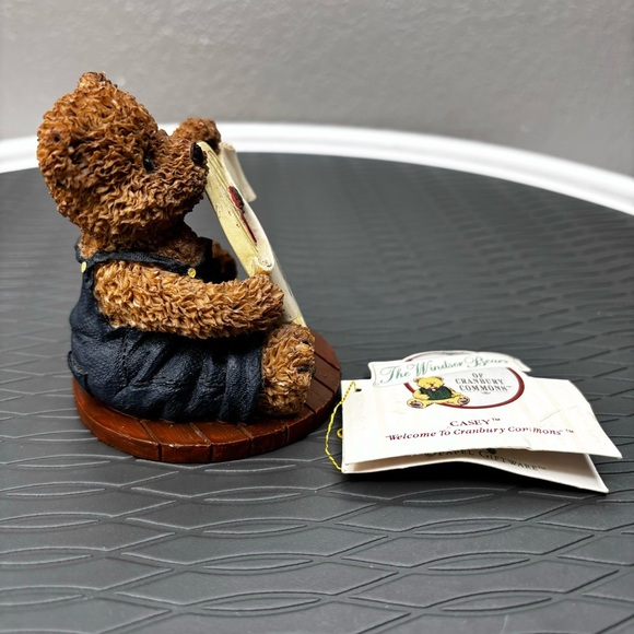 “Casey” The Windsor Bears Figurine of Cranberry Commons Limited Edition 1998 HTF - Picture 3 of 11